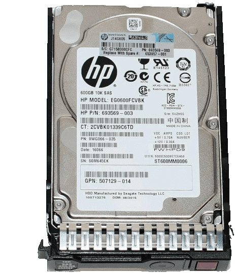 هارد دیسک‌های SAS HP