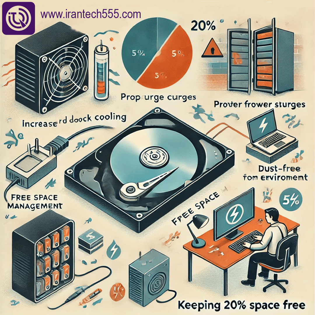 چگونه عمر هارد دیسک خود را افزایش دهیم؟