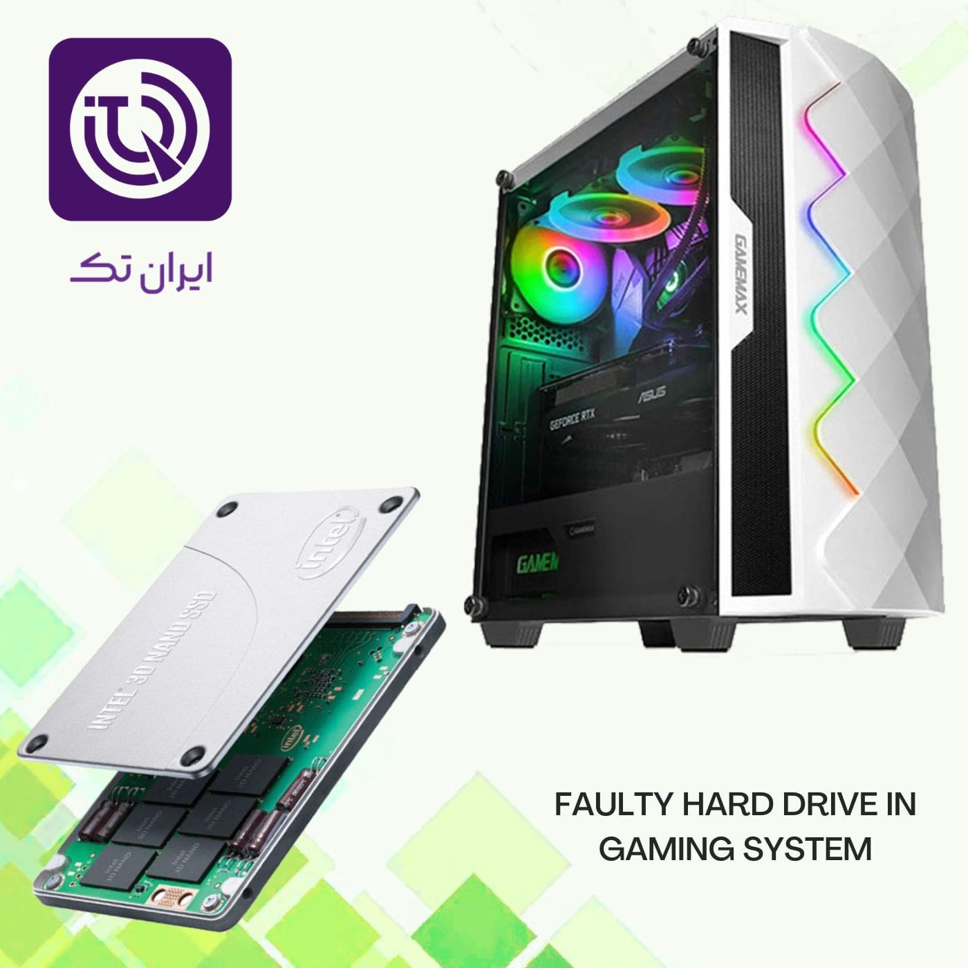 هارد معیوب در سیستم گیمینگ