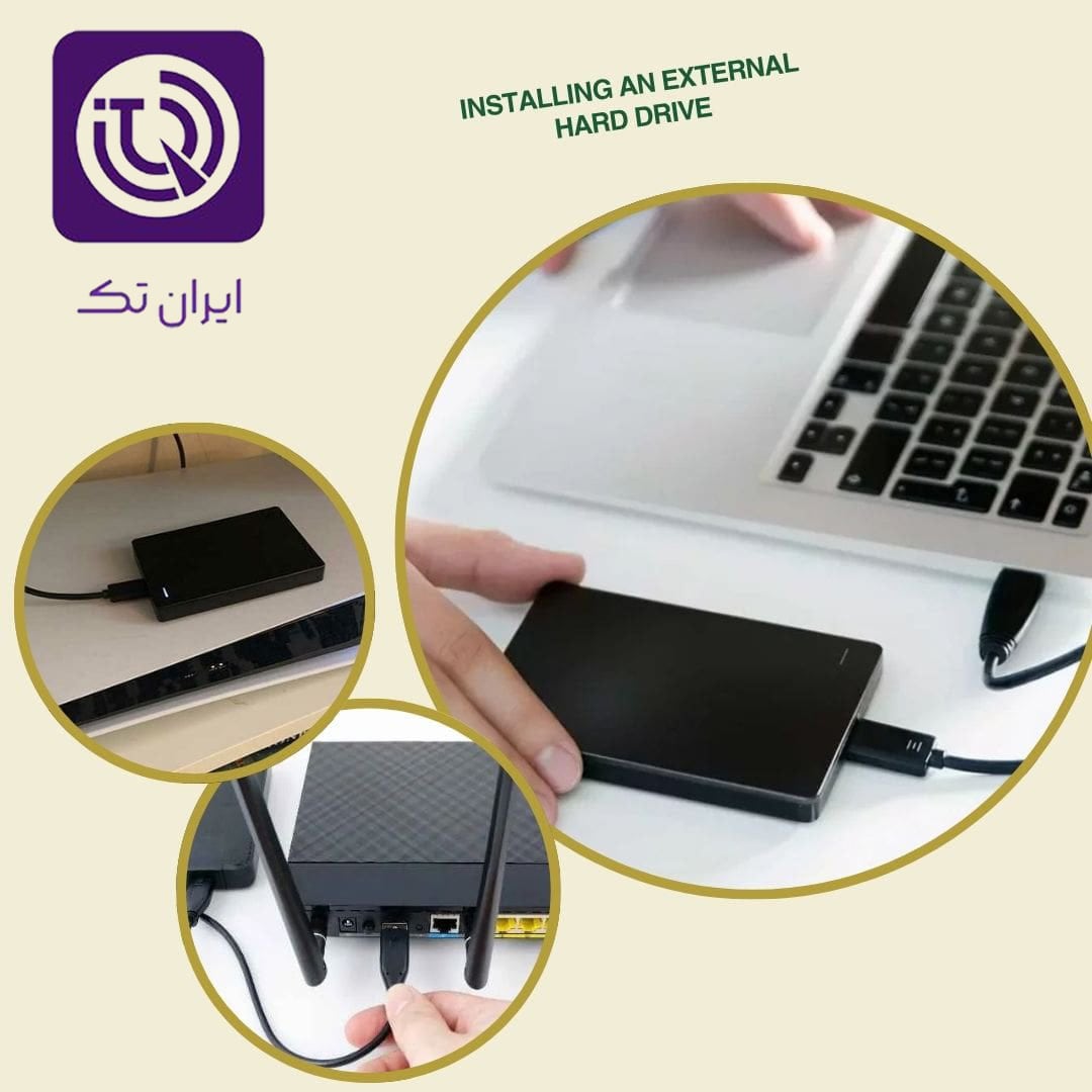 نصب هارد اکسترنال