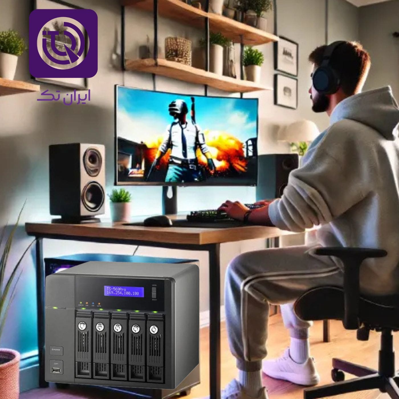 کتابخانه بازی روی NAS